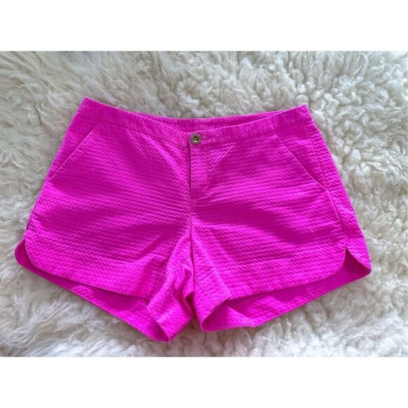 Lilly Pulitzer Adie Shorts Hot Punk Size 0 (S) - Picture 2 of 5